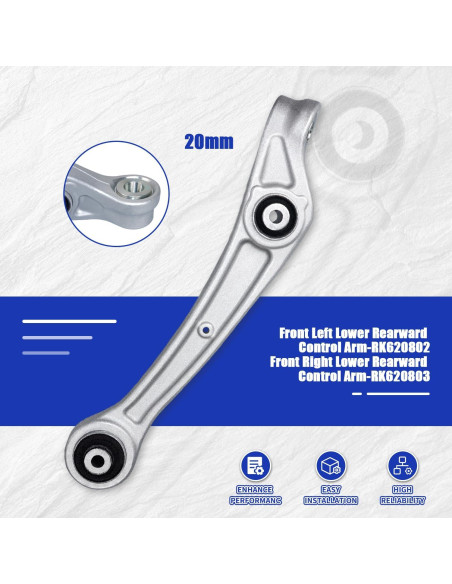 Kit de Suspensión 14 Piezas HAWK BROTHER para Audi A4 A5 Q5