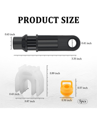 Kit de Reparación Casquillos Cable Cambio KIFIDAN 9g Nylon