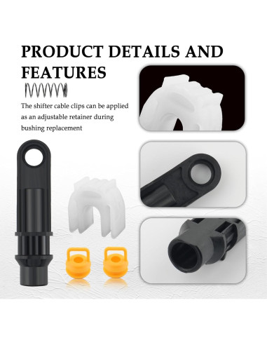 Kit de Reparación Casquillos Cable Cambio KIFIDAN 9g Nylon