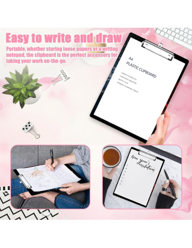 Portapapeles A4 EMXION con Clip de Metal - Diseño Béisbol