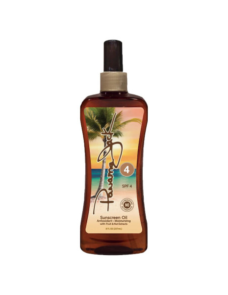 Aceite bronceador Panama Jack SPF 4 - 236.6 ml, libre de PABA