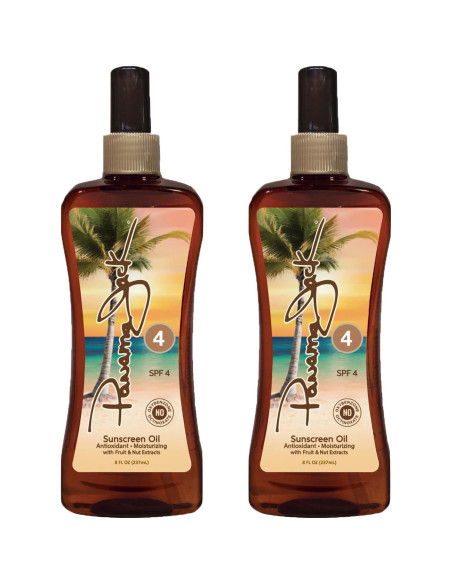 Aceite bronceador Panama Jack SPF 4 - 236.6 ml, libre de PABA