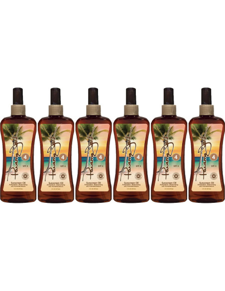 Aceite bronceador Panama Jack SPF 4 - 236.6 ml, libre de PABA