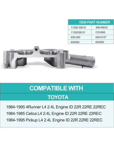 Bomba de Aceite AULINK 11302-35010 para Toyota 4Runner 1985-1995
