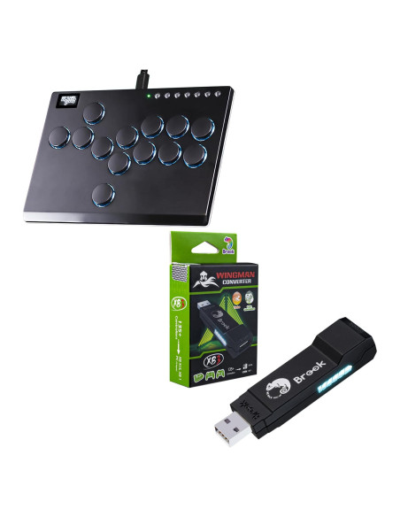 Joystick Arcade Sehawei M13 + Adaptador Wingman XB 3 USB