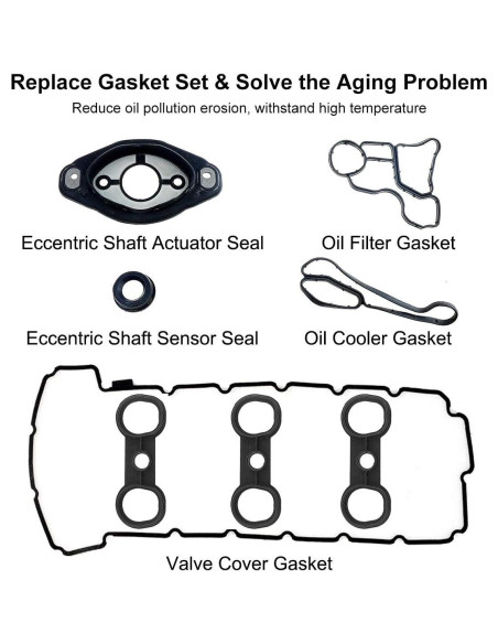 Juego de Juntas de Tapa de Válvula YouVbeen para BMW N52 3.0L