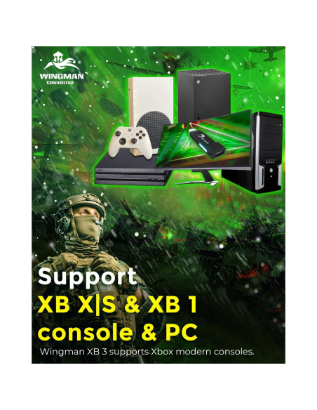 Joystick Arcade Sehawei M13 + Adaptador Wingman XB 3 USB