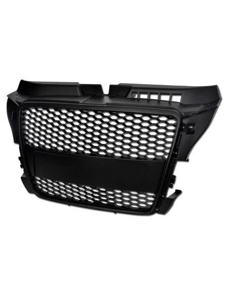 Parrilla Delantera Malla RS Negra Mate TLAPS Audi A3 2008-2011