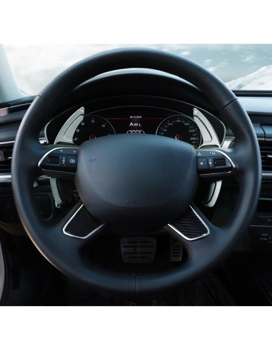 Extensiones de Paletas iJDMTOY Aluminio CNC para Audi