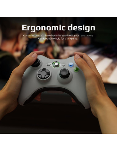 Controladores Inalámbricos ISHAKO para Xbox 360 y PC - 2 Pack