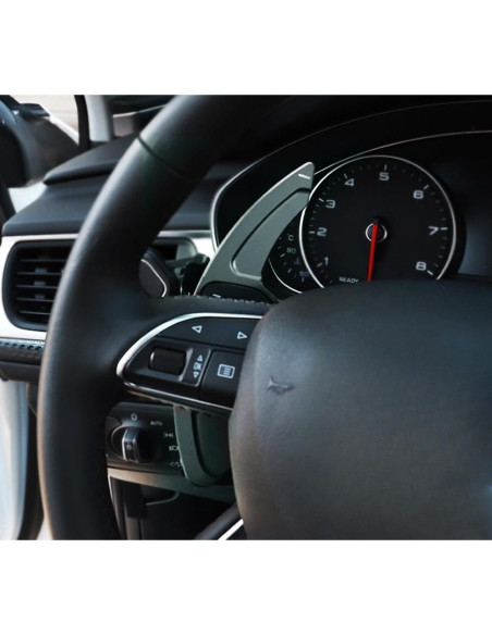 Extensiones de Paletas iJDMTOY Aluminio CNC para Audi