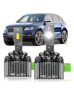 Bombillas D3S HID TOPLYGS 24000LM 6000K para Audi 2014-2017