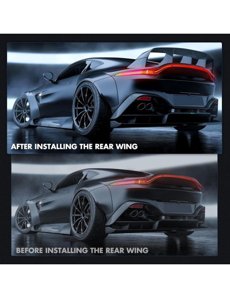 Alerón Trasero GFJEF para Audi A5 RS5 S5 2008-2016 Negro