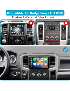 Estéreo de Coche Android 13 UUTouIoI para Dodge RAM 2013-2018 2