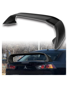 Alerón Trasero Spoiler HYPERSPEED ABS Negro para Mitsubishi Lancer EVO 2008-2017