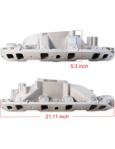 Colector de Admisión Aluminio JGhyperX 7181 84023 5.8L V8 2