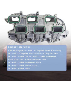 Colector de Admisión Inferior Aluminio FBXINTUM XT155AL 3.6L V6 2