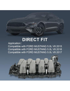 Colector de Admisión RALBDX FR3Z-9424-N para Ford Mustang 5.0L 2015-2017 2