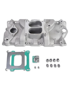 Colector de Admisión Aluminio JGhyperX Doble Plano Chevy V8