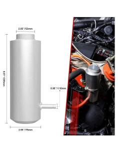 Tanque de Desbordamiento de Aluminio BOMLING 800ml Universal 2