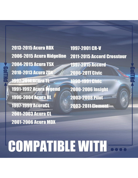 Tapa de desbordamiento radiador GolTHd para Honda Acura 19106-RNA-A48