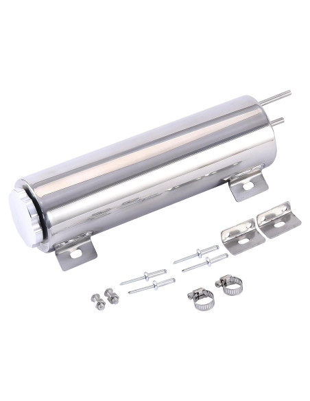 Tanque de desbordamiento BATONECO 3" x 10" acero inoxidable 0.79L