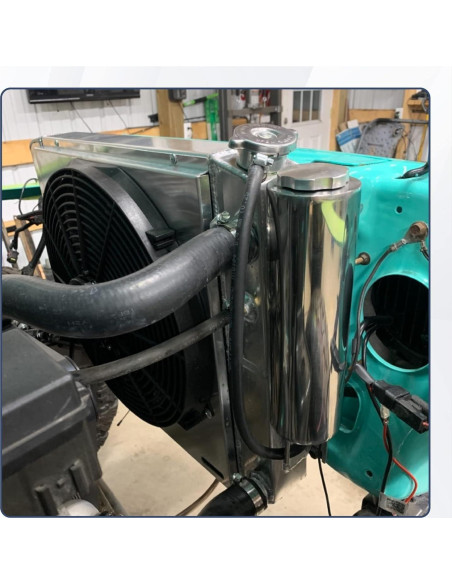 Tanque de desbordamiento BATONECO 3" x 10" acero inoxidable 0.79L