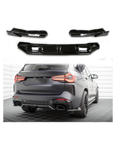 Difusor de Parachoques Trasero Mactoom para BMW X3 G01 LCI 2022-2024