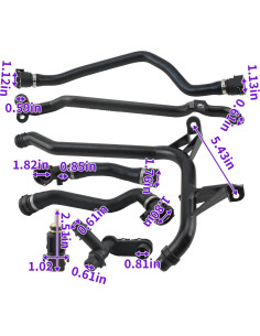 Manguera de Agua Calentador Carbhub para BMW 320i 328i 330i 2