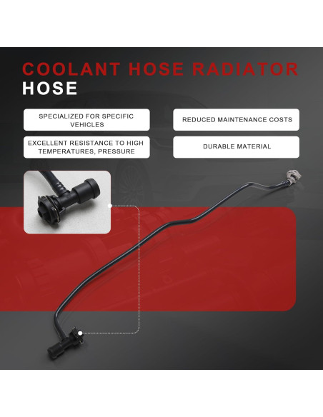 Manguera de Desbordamiento Tanque Refrigerante Yiklwwy Audi A4 A5 2016-2020