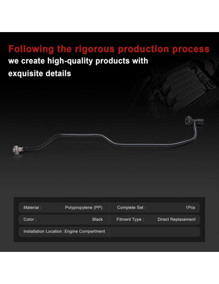 Manguera de Desbordamiento Tanque Refrigerante Yiklwwy Audi A4 A5 2016-2020