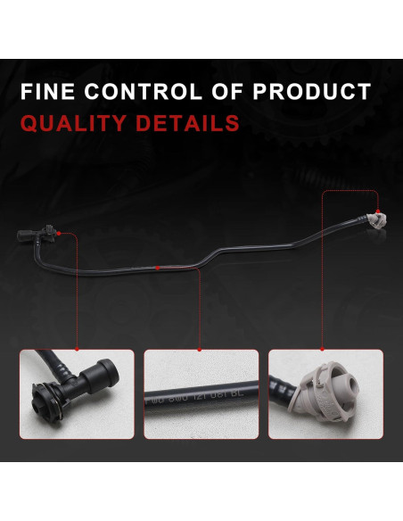 Manguera de Desbordamiento Tanque Refrigerante Yiklwwy Audi A4 A5 2016-2020