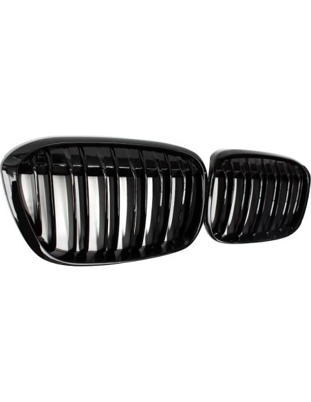 Rejilla Frontal BMW X1 F48 2016-2019 SINSOCJ Negro Brillante