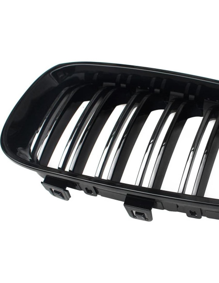 Rejilla Frontal BMW X1 F48 2016-2019 SINSOCJ Negro Brillante