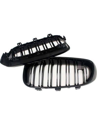 Rejilla Frontal BMW X1 F48 2016-2019 SINSOCJ Negro Brillante