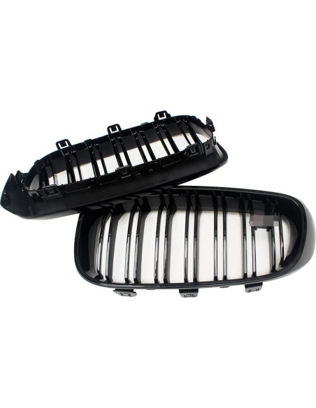 Rejilla Frontal BMW X1 F48 2016-2019 SINSOCJ Negro Brillante