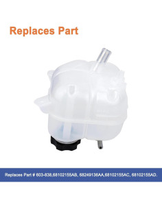 Tanque de Refrigerante Frontal YOUYIEN para Jeep y Chrysler 2