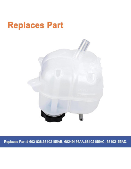 Tanque de Refrigerante Frontal YOUYIEN para Jeep y Chrysler