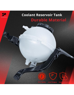 Tanque de Refrigerante SPORDA 17138614293 para BMW 528i 2012-2016 2