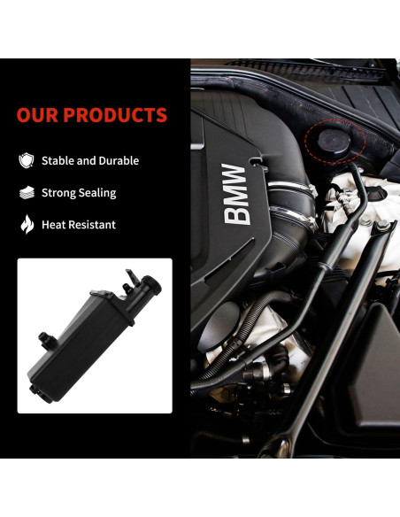Tanque de Expansión KARPAL 17117573781 Compatible BMW
