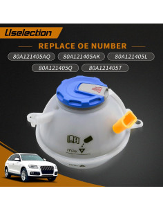 Tanque de expansión Audi Q5 2.0L 80A121405AQ con tapa y sensor 2