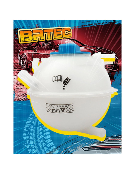 Depósito de Refrigerante BRTEC con Tapa para Audi y Volkswagen