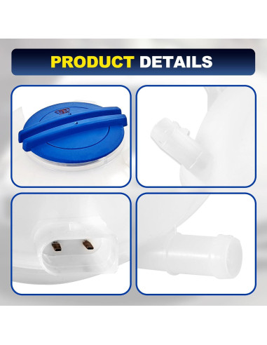 Tanque de refrigerante YEHERIT 1K0121407A para Audi y VW