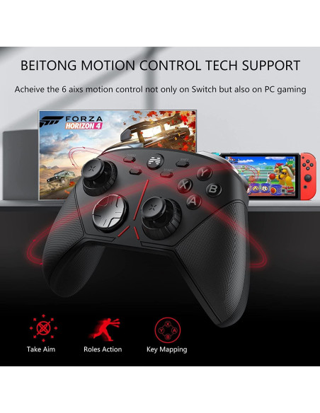 Controlador Inalámbrico BEITONG BTP-2650S para PC y Switch