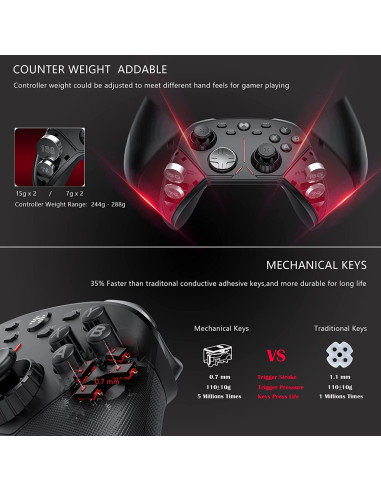 Controlador Inalámbrico BEITONG BTP-2650S para PC y Switch