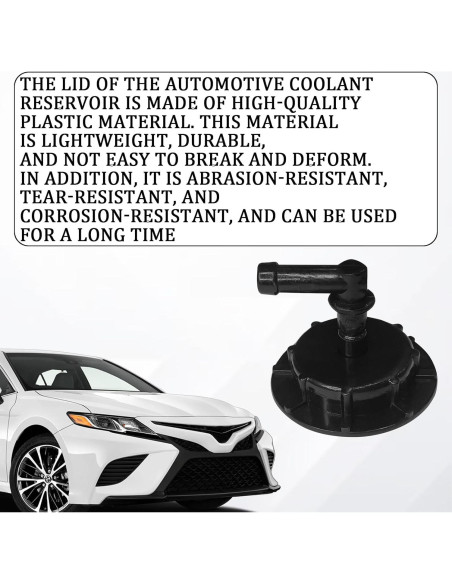 Tapa de Refrigerante Hirificing para Honda y Acura - Negro