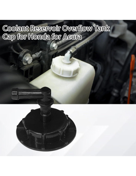 Tapa de Refrigerante Hirificing para Honda y Acura - Negro