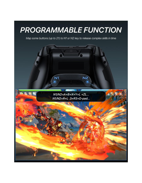 Controlador Pro Inalámbrico NODSUUP para Switch y PC