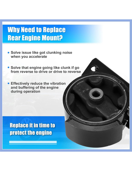 Soporte de Motor PARSLUCK 12361-11160 para Toyota Corolla 1.6L 1993-1996