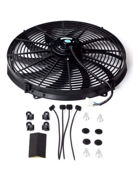 Ventilador Eléctrico Blackhorse-Racing 16" Universal 120W